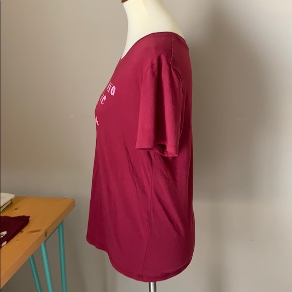 ROMANTIC WINE Tee Size Medium by FIFTH‎ SUN - Picture 3 of 6